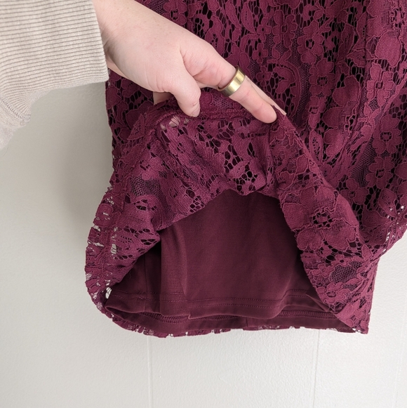 Lulu's Nevaeh Lace Cutout Mini Dress - Picture 5 of 10